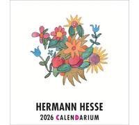 Hermann Hesse CalenDarium 2026: Tischkalender, 10 x 10 cm, beidseitig bedruckt | Monatskalender mit dreizehn Aquarellen sowie Betrachtungen über Magie