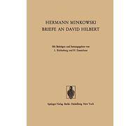 Hermann Minkowski Briefe An David Hilbert