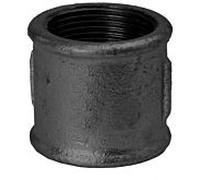 Hermann Schmidt Temperguss 270 manchon 14270032 DN 32, 2000 2000 /4", IG/IG, noir