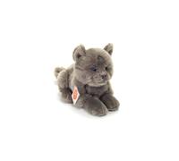 Hermann Teddy Stofftier Kartäuserkatze Liegend 20 Cm