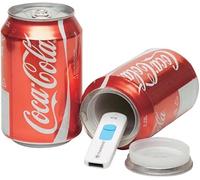 HERMANS Boîtes de boisson de dérivation Secret Safe - Dévisser le couvercle pour révéler le compartiment secret - Coffre-fort lesté réaliste (cola), 000069