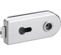 HERMAT Serrure de porte en verre 6013 PZ - Venezia acier inoxydable mat ( 3000253940 )