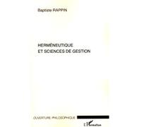 Herméneutique et sciences de gestion