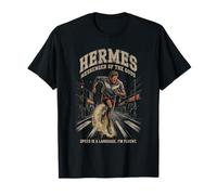 Hermès court avec des chaussures ailées Le Messager des Dieux T-Shirt