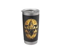 Hermès Trismegiste Symbole occulte grec ancien ésotérique Gobelet isotherme en acier inoxydable double paroi