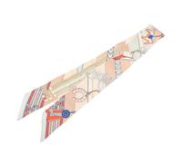 Hermès Vintage, Femme, Pre-owned, Beige, Taille: ONE Size Pre-owned Brides et Gris-Gris Twilly Scarf