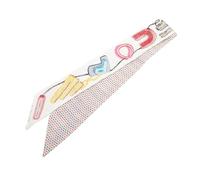 Hermès Vintage, Femme, Pre-owned, Blanc, Taille: ONE Size Pre-owned The Chevaloscope Pointille Twilly Scarf