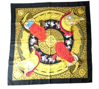 Hermès Vintage, Femme, Pre-owned, Multicolore, Taille: ONE Size Pre-owned Toile foulards