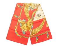Hermès Vintage, Femme, Pre-owned, Rouge, Taille: ONE Size Foulard Pre-owned Homage a Charles Garnier