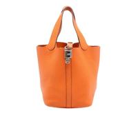 Hermès Vintage - Picotin Lock de seconde main - Femme - Pre-owned - Orange - Taille: ONE Size