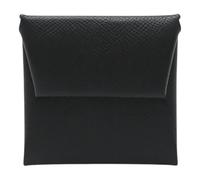 Hermès Vintage - Pre-owned Bastia Coin Case Black Leather - Femme - Pre-owned - Noir - Taille: ONE Size