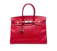 Hermès Vintage - Pre-owned Birkin 35 - Femme - Pre-owned - Rouge - Taille: ONE Size