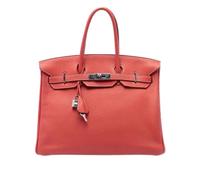 Hermès Vintage - Pre-owned Birkin 35 - Femme - Pre-owned - Rouge - Taille: ONE Size