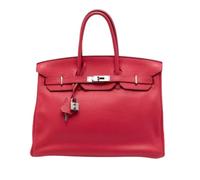 Hermès Vintage - Pre-owned Birkin 35 - Femme - Pre-owned - Rouge - Taille: ONE Size