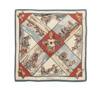 Hermès Vintage - Pre-owned Carré 90 'Voyages en Russie' Scarf - Femme - Pre-owned - Beige - Taille: ONE Size
