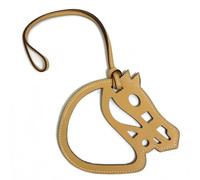 Hermès Vintage - Pre-owned Cuir porte-cls - unisex - Pre-owned - Beige - Taille: ONE Size