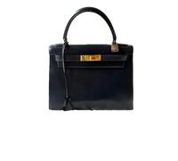 Hermès Vintage - Pre-owned Cuir sacs-main - Femme - Pre-owned - Bleu - Taille: ONE Size
