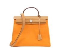 Hermès Vintage - Pre-owned Herbag Zip PM Toile Officier Hunter Bag - Femme - Pre-owned - Orange - Taille: ONE Size