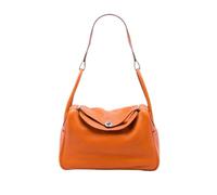 Hermès Vintage - Pre-owned Lindy 34 - Femme - Pre-owned - Orange - Taille: ONE Size