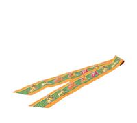 Hermès Vintage - Pre-owned Pani La Shar Pawnee Twilly Scarf - Femme - Pre-owned - Orange - Taille: ONE Size