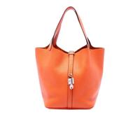 Hermès Vintage - Pre-owned Picotin 22 - Femme - Pre-owned - Orange - Taille: ONE Size