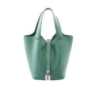 Hermès Vintage - Pre-owned Picotin Lock PM Sac à main en cuir - Femme - Pre-owned - Vert - Taille: ONE Size