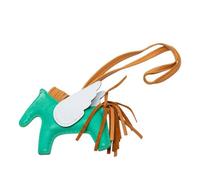 Hermès Vintage - Pre-owned Rodeo Pegase Bag Charm - Femme - Pre-owned - Vert - Taille: ONE Size