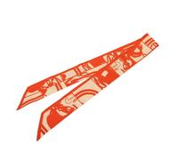 Hermès Vintage - Pre-owned The Brides De Gala Shadow Twilly Scarf - Femme - Pre-owned - Orange - Taille: ONE Size