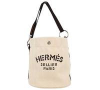 Hermès Vintage - Sac à main de toilette Pre-owned - Femme - Pre-owned - Beige - Taille: ONE Size