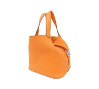 Hermès Vintage - Sac cabas Picotin Lock MM Clemence Pre-owned - unisex - Pre-owned - Orange - Taille: ONE Size