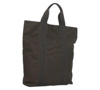 Hermès Vintage - Sac cabas Pre-owned en toile - Femme - Pre-owned - Gris - Taille: ONE Size