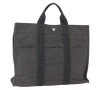 Hermès Vintage - Sac fourre-tout en toile Pre-owned - Femme - Pre-owned - Gris - Taille: ONE Size