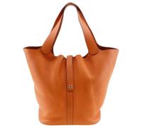 Hermès Vintage - Sac Picotin Lock Pre-owned - Femme - Pre-owned - Orange - Taille: ONE Size