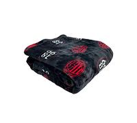 hermet A.C. Milan | Couverture Souple imprimée | Plaid Coral | 150 x 210 | Produit Officiel