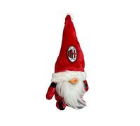 hermet A.C. Milan | GNOME Noël Mobilier | 30 cm | Rouge/Noir | Produit Officiel