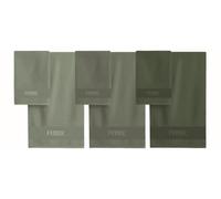 hermet Ferre' Lot de 6 Serviettes de Bain 6 pièces, 3 Serviettes pour Le Visage 60 x 100 cm + 3 Serviettes invité 40 x 60 cm, 100% Coton