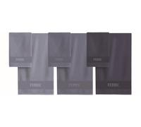 hermet Ferre' Lot de 6 Serviettes de Bain 6 pièces, 3 Serviettes pour Le Visage 60 x 100 cm + 3 Serviettes invité 40 x 60 cm, 100% Coton