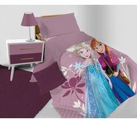 hermet Frozen Couvre-lit matelassé pour lit Simple Printemps pour Enfants, Couette printanière, lit Simple, Couvre-lit mi-Saison tapissé, 100% Microfibre, Produit Officiel
