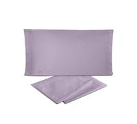 hermet Laura Biagiotti Parure de lit 1 Place en Percale 100% Coton avec Drap Plat, Drap-Housse et taie d'oreiller Lilas