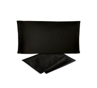 hermet Laura Biagiotti Parure de lit 1 Place et demie de Couleur Unie en Percale 100% Coton, Parure de lit 3 pièces, Drap Housse + Drap Housse + taie d'oreiller