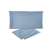 hermet Laura Biagiotti Parure de lit 1 Place et demie de Couleur Unie en Percale 100% Coton, Parure de lit 3 pièces, Drap Housse + Drap Housse + taie d'oreiller