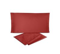 Hermet Laura Biagiotti Parure de lit Simple en Percale 100% Coton, Rouge Cerise, Drap de Dessus + Drap Housse + taie d'oreiller