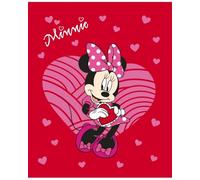 hermet Minnie Mouse| Couverture Soft Touch | Plaid Coral | 100 x 150 cm | Disney