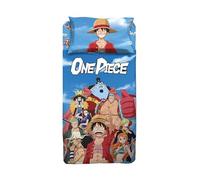 hermet One Piece, Parure de lit Simple, Drap Plat, Drap Plat, taie d'oreiller, 100% Coton, Produit Officiel
