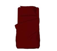 hermet Parure de lit 1 Place et demie en Microfibre, Pourpre, Parure de lit, Drap Plat, Drap-Housse avec Coins, taie d'oreiller, Winner