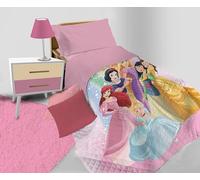 hermet Princesses Couvre-lit matelassé 100% Microfibre pour Enfant Motif printanier