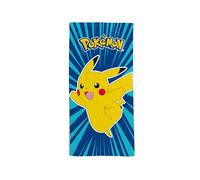 hermet, Serviette de Plage Pokémon, 70 x 140 cm, Serviette de Plage ou Piscine, 100% Coton Doux, Pratique et léger
