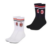 hermet Calze Set Chaussettes Milan, Blanc/Noir, 39-42 Mixte