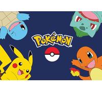 hermet Tapis avec antidérapant Pokemon pour Chambre d'enfant, Impression numérique, Dimensions 80 x 120 cm