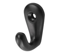 Hermeta Hermeta crochet porte-serviettes 0557 1 Hak.H.36mm Alu.ku.-besch.noir A.27mm Quantité:1